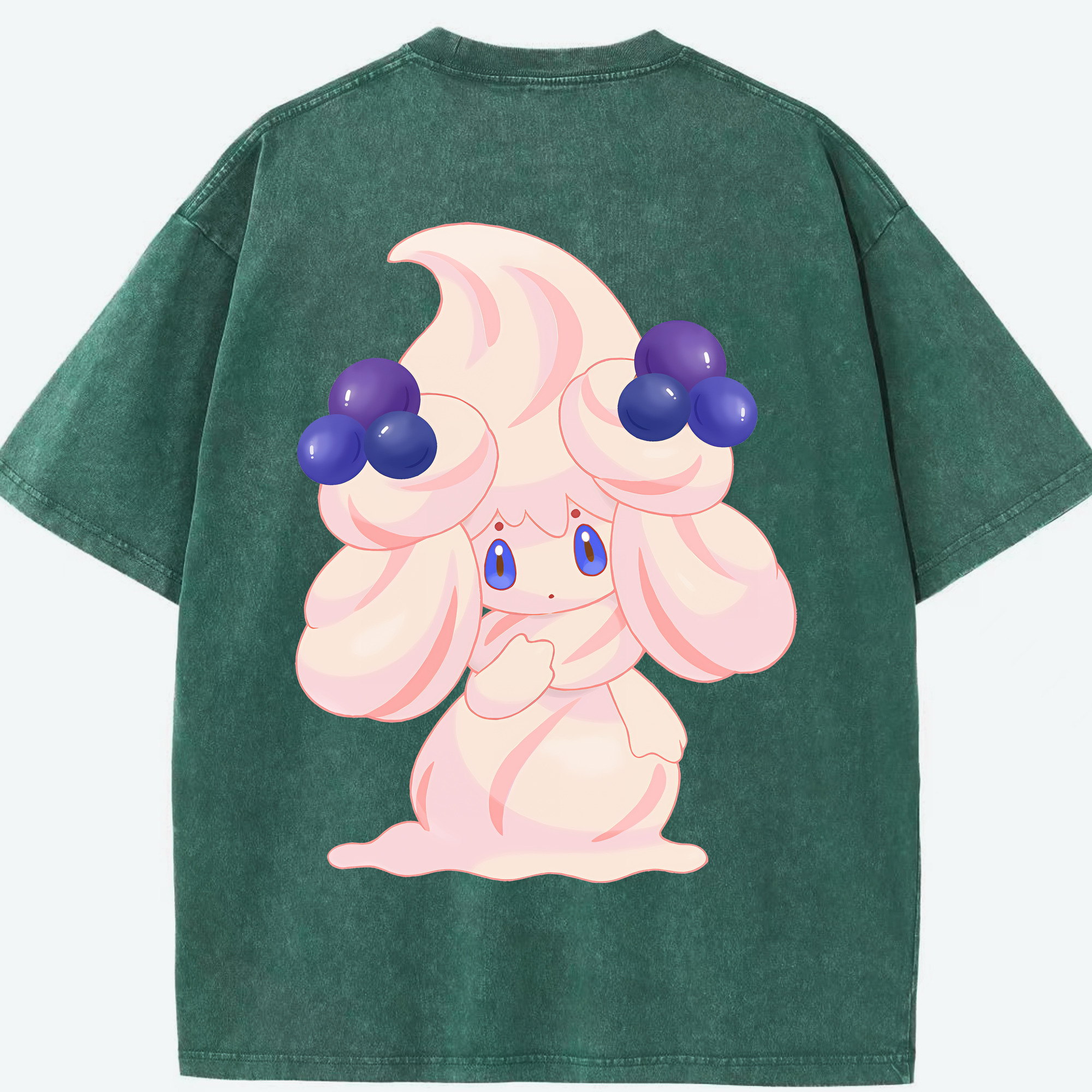 （画像用） ポケットモンスター Pokémon 綿100% ヴィンテージ風 半袖Tシャツ（背面プリント）